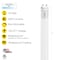 Nuwatt 4 FT LED T8 Tube Light T10 T12 Hybrid Type A+B 4000K Cool White 18W High Brightness 2200LM 30PK NW-T8F-4-18W-40K-30P - alternate 5